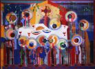 Last Supper; Guardian Angel and Joyful Angel | Prints by Christina Saj Fine Art and Design. Item made of paper