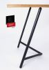 Varius trestles by Rahmlow | Desk in Tables by Rahmlow | Muziekgieterij in Maastricht. Item made of wood with metal