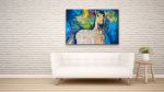 Pretty Boy Acrylic Painting 40 x 60 | Oil And Acrylic Painting in Paintings by Strokes by Red - Red (Linda Harrison). Item composed of paper and synthetic