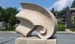 Memories of the elements | Public Sculptures by Rafail Georgiev - Raffò | Saint Georges de beauce in Saint-Georges. Item made of marble works with minimalism & contemporary style