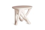 Amorph Ya Side Table in White Lacquer Matte | Bedside Table in Tables by Amorph. Item made of wood