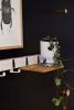 Coatrack by the meter, 3D laser cut metal tube with wardrobe hooks. Customizable till 6 meters. | Hardware by Maarten Baptist. Item composed of metal