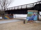 Missouri River Wildlife Mural | Street Murals by Rachel Kaiser Art | Great Falls in Great Falls. Item made of synthetic