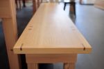 Custom Tables with Benches | Dining Table in Tables by Hagerman Works | Rapha San Francisco in San Francisco. Item made of oak wood