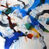 JOIE DE VIVRE XII | Oil And Acrylic Painting in Paintings by Johanne Brouillette. Item made of canvas & synthetic