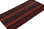 Vintage Persian Shiraz Tribal Kilim in Colorful Geometric | Area Rug in Rugs by Rug and Kilim