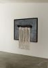 no strings attached ✦ SOLD | Mixed Media in Paintings by VISCERAL HOME STUDIO. Item made of wood with canvas works with boho & mid century modern style