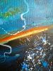 Fiery chill | Oil And Acrylic Painting in Paintings by Lena Kolambet. Item made of canvas works with contemporary & urban style