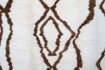 Contemporary Beni Ourain Moroccan Rug | Area Rug in Rugs by Kechmara Designs. Item made of fabric with fiber