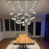 Murano Dancing Maple Leaves Chandelier in Mix Glass Color | Pendants by Galilee Lighting. Item composed of metal and glass in modern style
