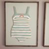 Vintage Swimsuits | Wall Hangings by Megan Ballarini Sweet Lilly Doodles
