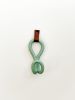 The Wallhook in Matte Green (Sage) | Hardware by Alissa Goss Ceramics & Pottery. Item made of brass & ceramic compatible with boho and minimalism style