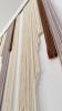 Large Layered Beige Shades Fiber Art Wall Hanging | Macrame Wall Hanging in Wall Hangings by Olivia Fiber Art. Item composed of wood and canvas in boho or contemporary style