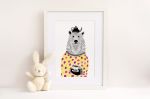 Bali the Bear | Prints by Chrysa Koukoura. Item made of paper