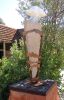 "Sandstorm" | Public Sculptures by Justin Deister. Item composed of metal and stone
