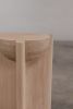 BLEO Pedestal Oak By Daniel Couttolenc | Side Table in Tables by Daniel Couttolenc. Item made of oak wood works with boho & contemporary style