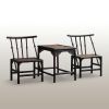 Zen Minimalist Bamboo Song Chair & Tea/Coffee Table Set III | Accent Chair in Chairs by Dynasty Artisan. Item made of bamboo works with minimalism & contemporary style