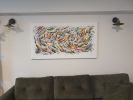 Fly | Oil And Acrylic Painting in Paintings by Shirly Maimom Art. Item composed of canvas in contemporary or art deco style