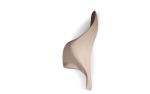 Amorph Lustrous Sconces, Whitewash Stain, Facing Left | Sconces by Amorph. Item composed of walnut