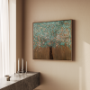 Tree of Life – Copper Patina Textured Wall Art | Oil And Acrylic Painting in Paintings by Berezart. Item made of canvas works with contemporary & country & farmhouse style