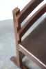 Piero Slatted-Back Chair in Rosewood & Leather by Costantini | Dining Chair in Chairs by Costantini Design. Item made of wood with fabric