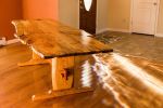 Spalted maple trestle table | Buffet Table in Tables by Gill CC Woodworks. Item composed of maple wood