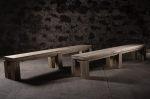 Black Teak, Dining,  Ping Pong Table & Benches | Dining Table in Tables by NO AGE FURNITURE STUDIO. Item made of wood compatible with contemporary style