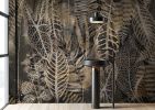 Handcrafted textured wallpaper - 45G-AA0601 | Wall Treatments by Affreschi & Affreschi. Item made of paper compatible with minimalism and contemporary style