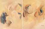 AL AMANECER | Oil And Acrylic Painting in Paintings by Cecilia Arrospide. Item composed of canvas