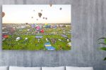 Tilt Shift Balloon Take I, Albuquerque NM | Photography by Richard Silver Photo. Item made of paper