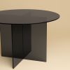 Smoked Glass Dining Table - SADO by Lebanto | Tables by Lebanto. Item made of brass compatible with minimalism and contemporary style