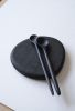 Handcarved Charred Big Coffee Spoon | Utensils by Creating Comfort Lab. Item composed of wood