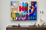 Mirage | Oil And Acrylic Painting in Paintings by Paula Saslow, Copper Rose Art. Item works with contemporary style