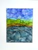 break in the clouds | abstract original art | Watercolor Painting in Paintings by Megan Spindler. Item composed of paper