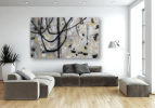 'Rope Swing' | Paintings by Christina Twomey Art + Design. Item composed of canvas in minimalism or contemporary style