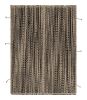 Rug & Kilim's Accent Kilim, Beige and Black Textural Stripes | Area Rug in Rugs by Rug and Kilim