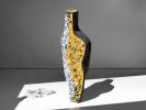Sculptural Art Object, Handmade Decorative Vessel | Sculptures by Donatas Žukauskas. Item composed of cement and paper in minimalism or contemporary style