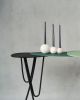 Boule candle holder - bougeoir #1 | Decorative Objects by Nadine Hajjar Studio. Item composed of walnut and copper in minimalism or contemporary style
