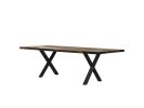 Black Resin Dine Table - Custom Order Dining Table | Tables by Tinella Wood. Item made of walnut works with boho & minimalism style