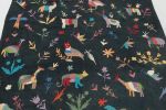 Rug & Kilim’s Suzani Kilim, Black with Vibrant Animal | Area Rug in Rugs by Rug and Kilim