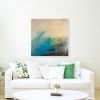 "Tidal Wave" | Oil And Acrylic Painting in Paintings by Lawrence & Scott | Lawrence & Scott in Seattle. Item made of canvas with synthetic