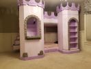 Princess castle bed | Beds & Accessories by Mw Hunter Custom Woodworking. Item made of wood