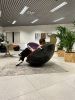 UFO Rocking Chair | Chairs by Mavimatt. Item composed of leather and synthetic