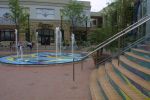 "Spring Creek" Interactive Fountain | Public Mosaics by Deirdre Saunder | Silver Spring Metro Plaza in Silver Spring. Item composed of glass