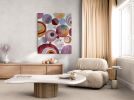 Gatherings 13 | Oil And Acrylic Painting in Paintings by Cristina Dalla Valentina. Item composed of canvas in boho or contemporary style