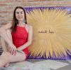 Radiate love ! | Oil And Acrylic Painting in Paintings by Elena Parau. Item composed of canvas compatible with contemporary and country & farmhouse style