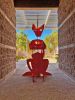 Wolf Moon | Sculptures by John Randall Nelson | Flinn Foundation in Phoenix. Item made of steel