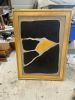 Gold and Carbon Painting on Spanish Linen Minimalist Paintin | Oil And Acrylic Painting in Paintings by RGB Fine Art. Item composed of canvas in minimalism or contemporary style