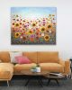 Song of the Wildflowers | Oil And Acrylic Painting in Paintings by DaggArt. Item composed of canvas in country & farmhouse style