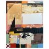 Juana Perfecta | Paintings by Juana Perfecta. Item composed of canvas & cement compatible with boho and contemporary style